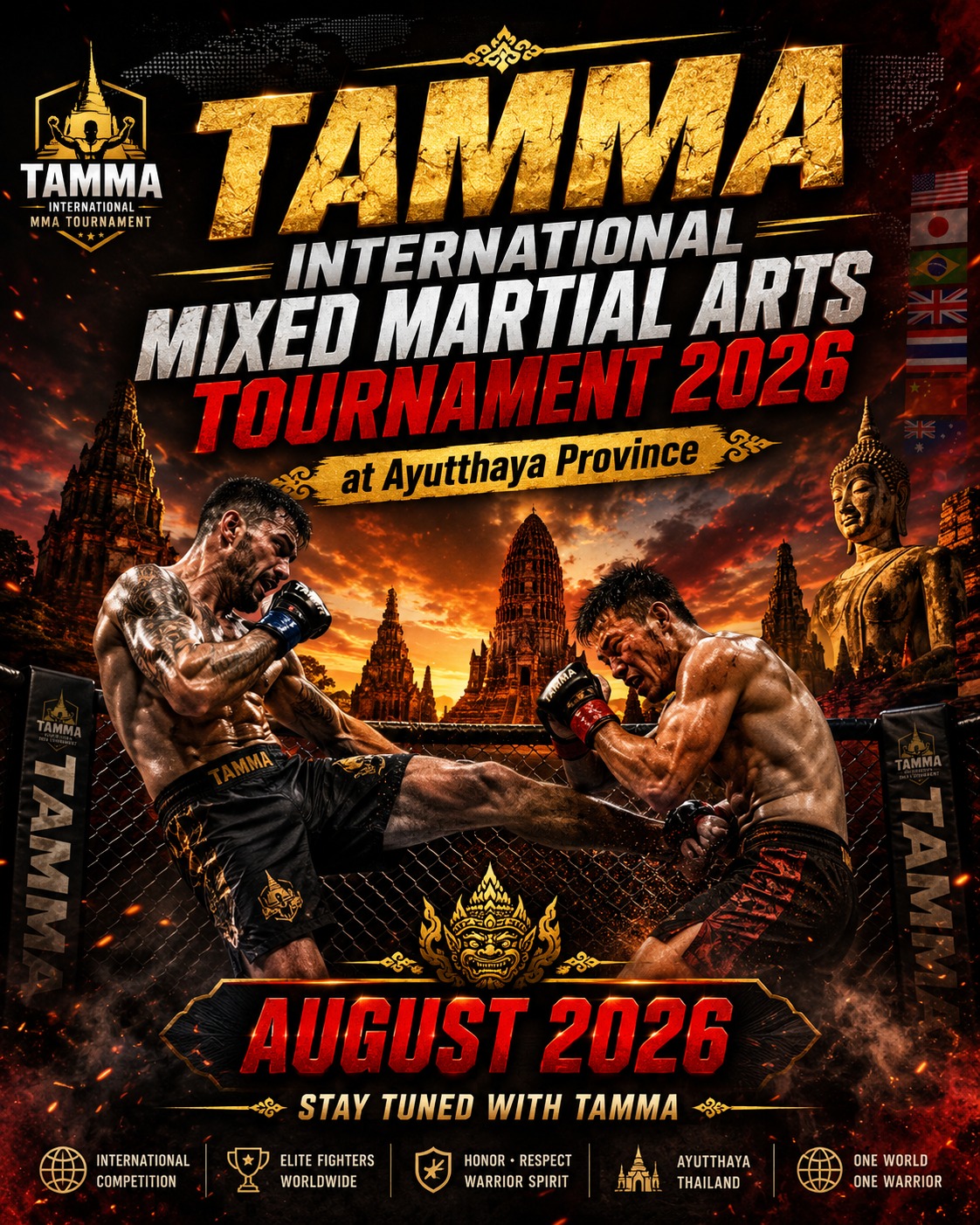 Thank you to the Elite Sport Development Division, Sports Authority of Thailand, for giving the Thailand Association of Mixed Martial Arts this opportunity. Follow and register on the association page soon. Internat