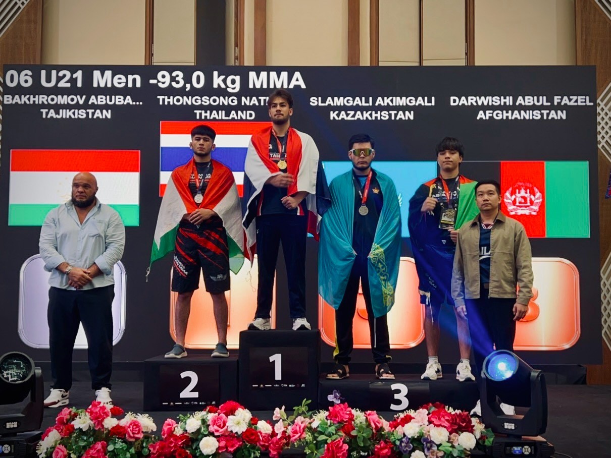 Thai mixed martial arts exceed the target with 3 golds at GAMMA Asian Championships 2026