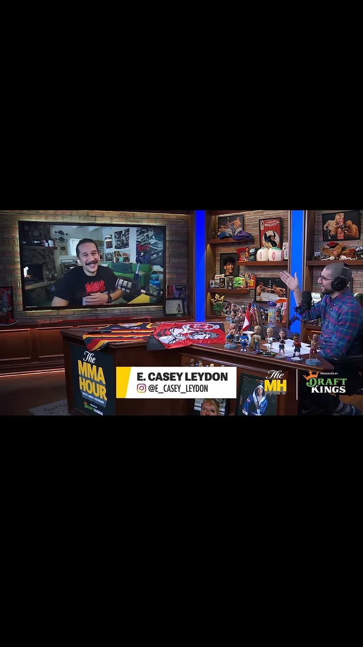 Thank you 🎙 @arielhelwani for talking Celtic Gladiator 31 on The MMA Hour on Wednesday!