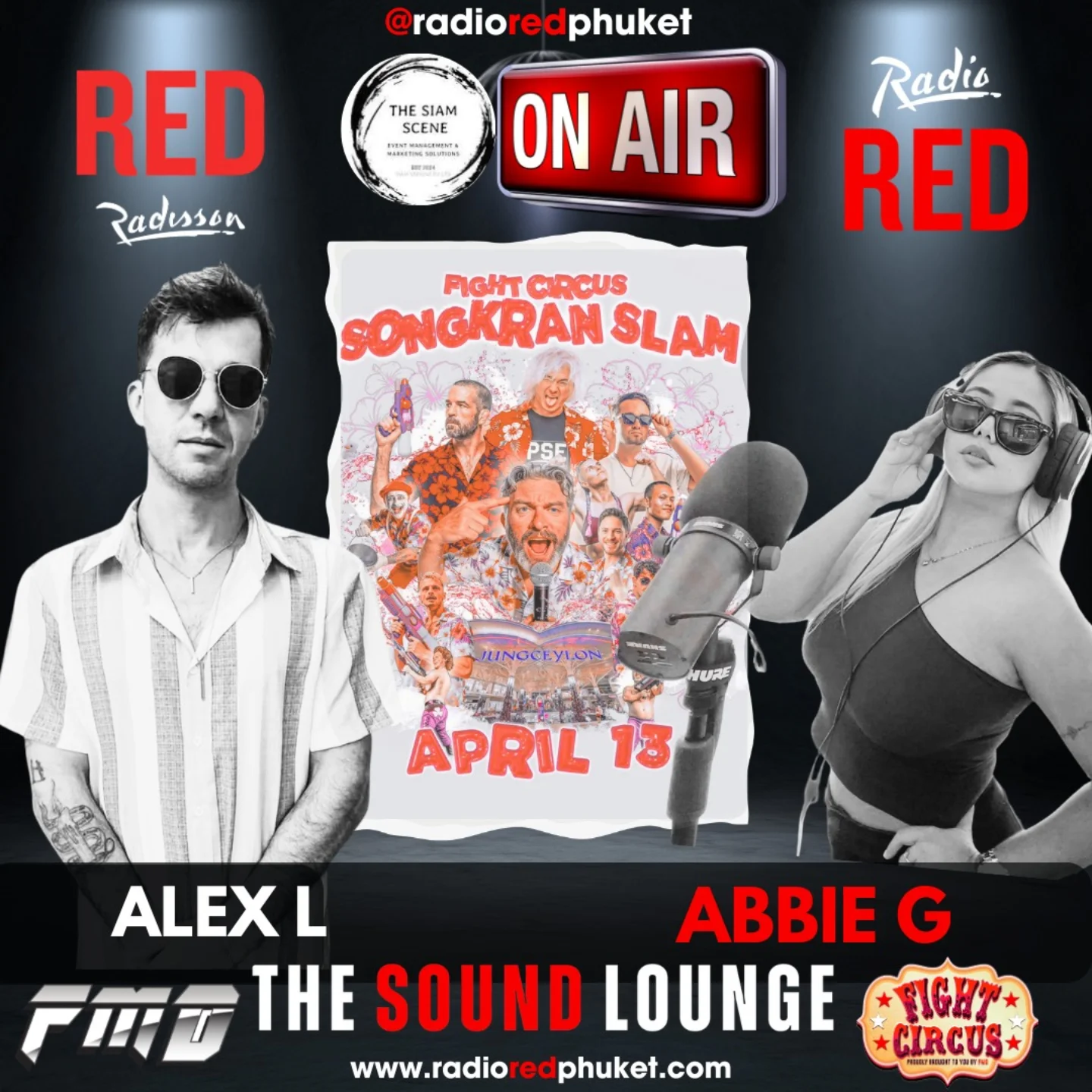 The time is near to get wet and wild for #Songkran and @alexlampton is with our @abbieclaudetteg to get you ready for the splash in #Patong