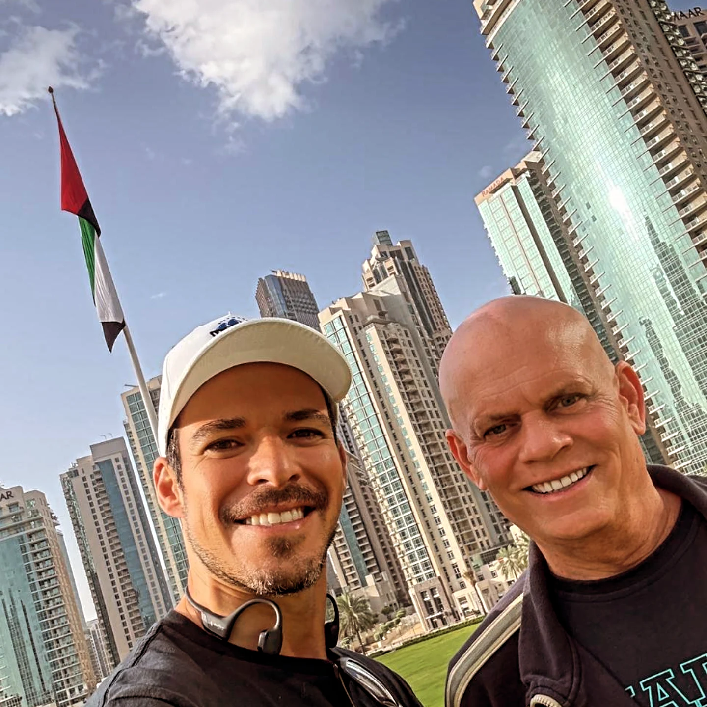 7am morning walk and talk—great way to get in your first 10,000 steps of the day and catch up on business. 🚶‍♂️💼