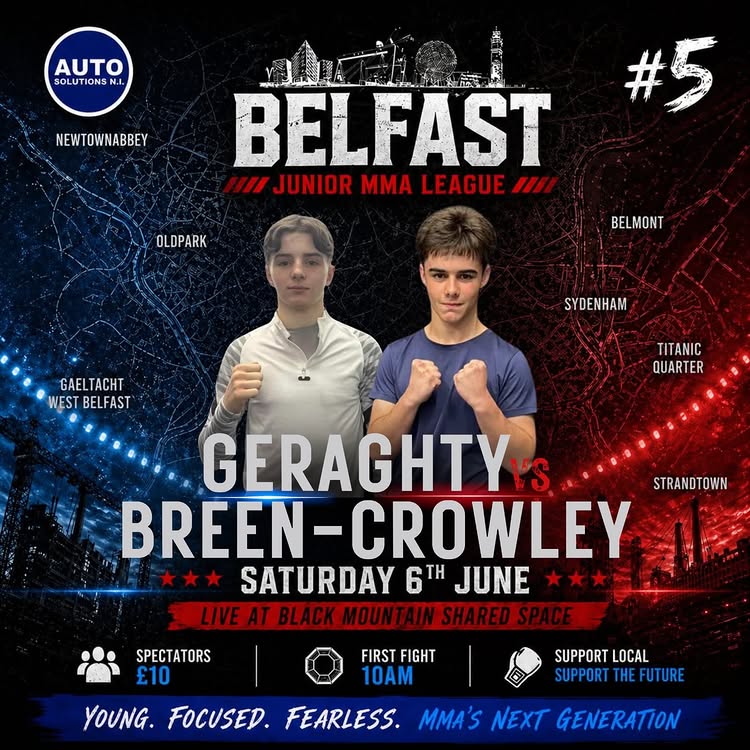 The level of matchups coming to the next Belfast Junior MMA League event is something special.