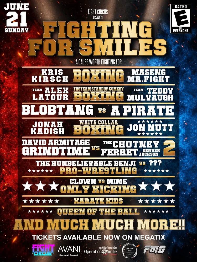 🎪FIGHT CIRCUS🎪 is BACK in BKK for ONE DAY AND NIGHT ONLY‼️