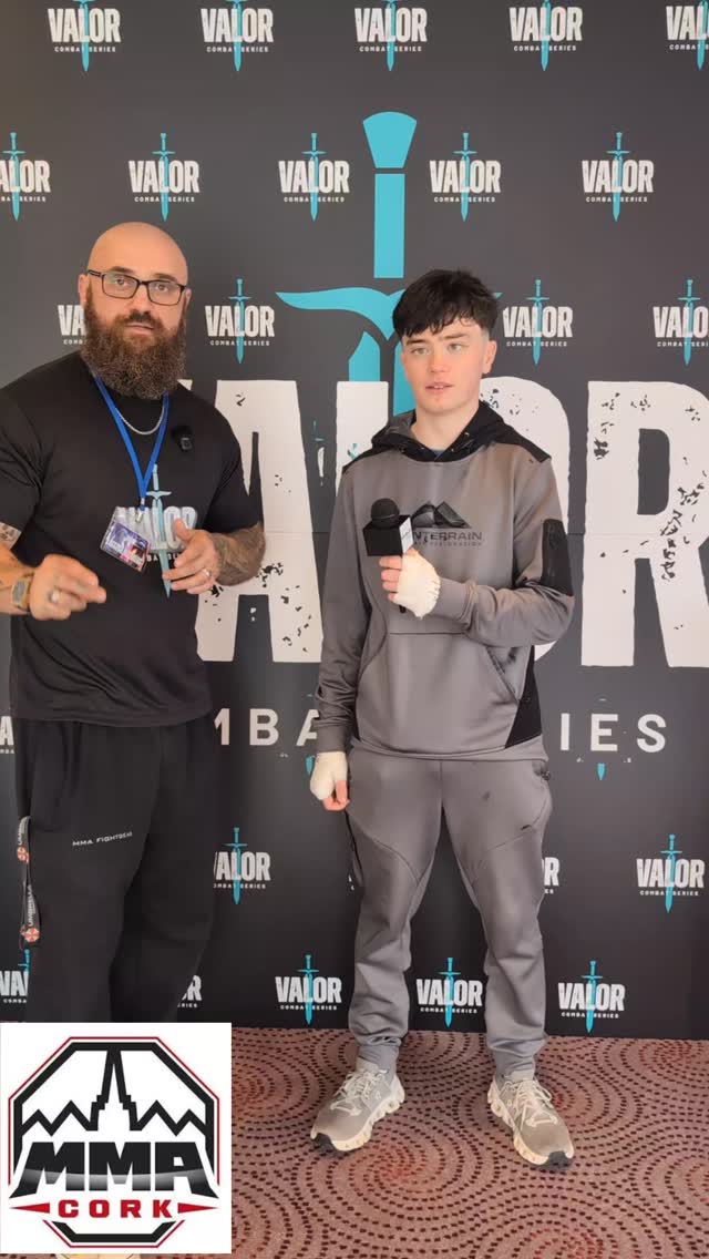 First fight Winner Fionn Crean #mma #mmafighter #fightnight
