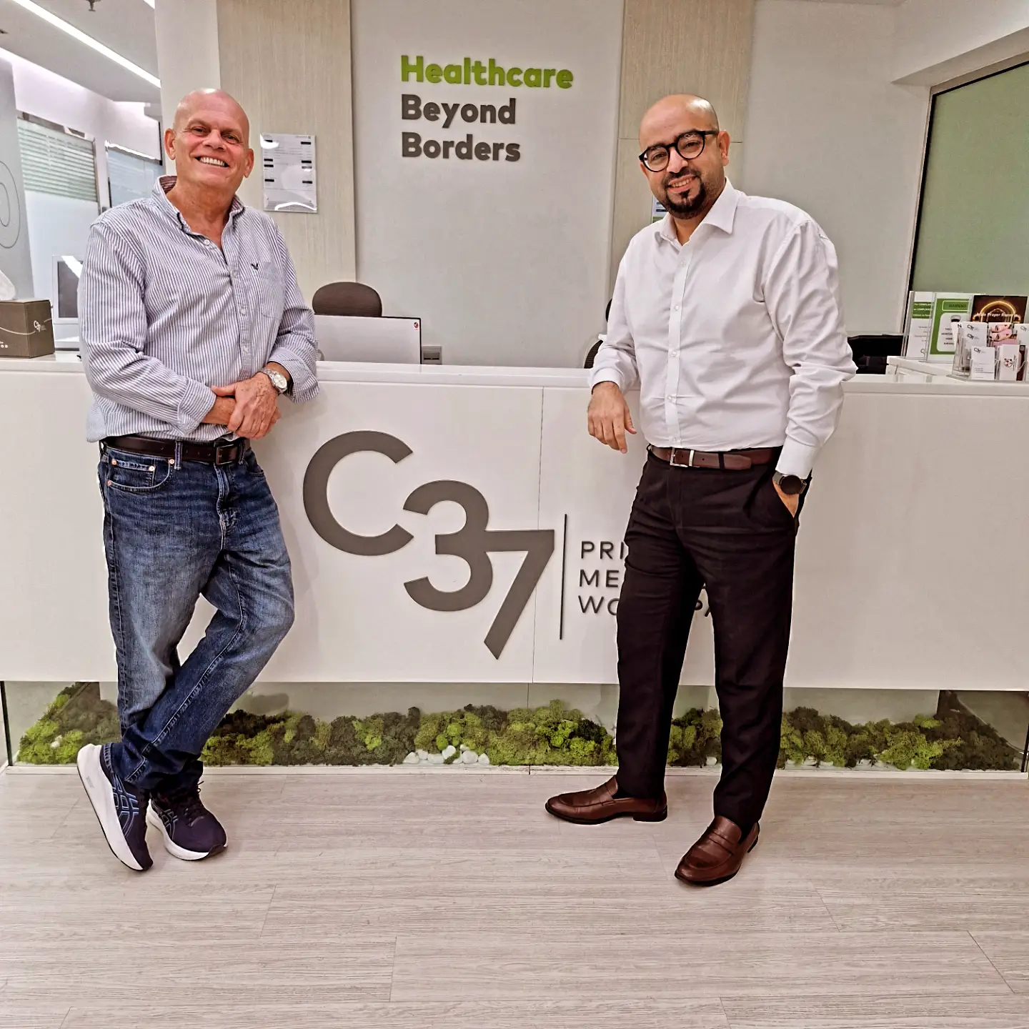 Great meeting with Dr. Mohamed Elbaz, Director and Head of Operations at C37, the UAE's first private medical workspace located in Dubai Healthcare City.