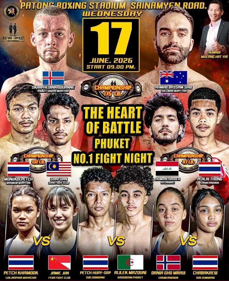 🔥 The Heart of Battle in Phuket Patong Combat🔥