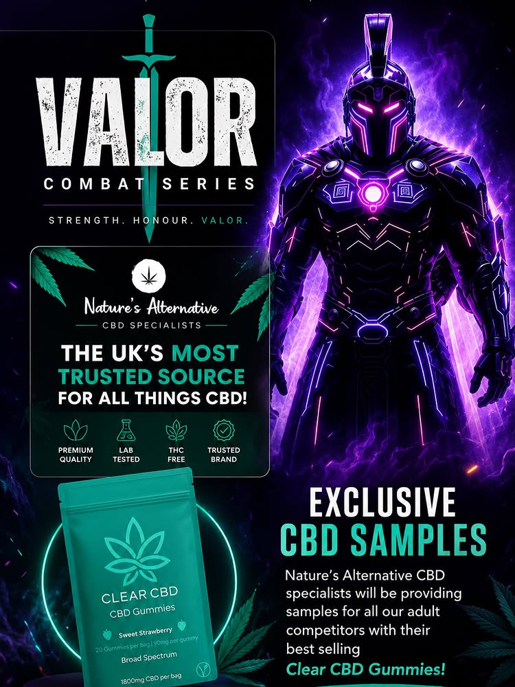 ⚔️ @natures_alternative_cbd x VALOR Combat Series ⚔️
