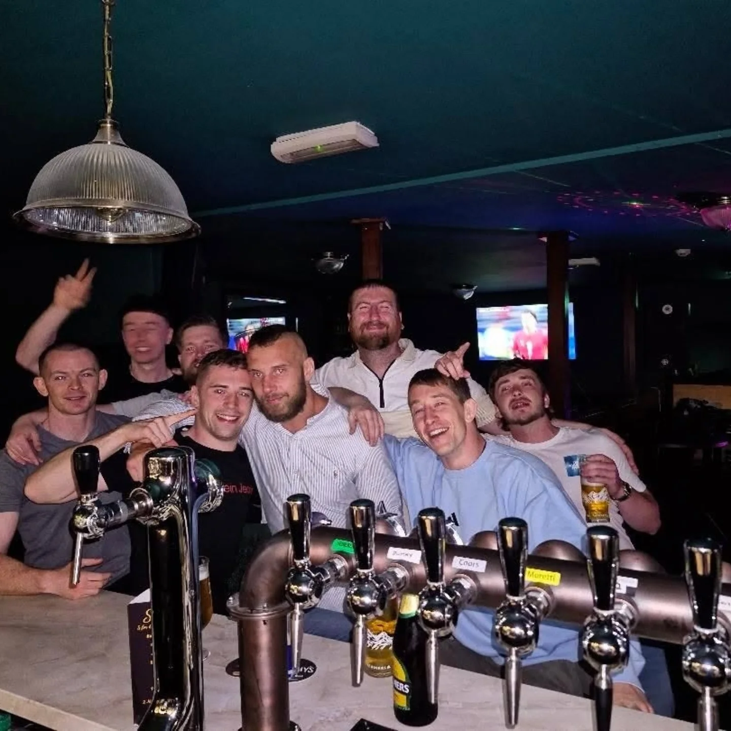 Night out for the big man's birthday