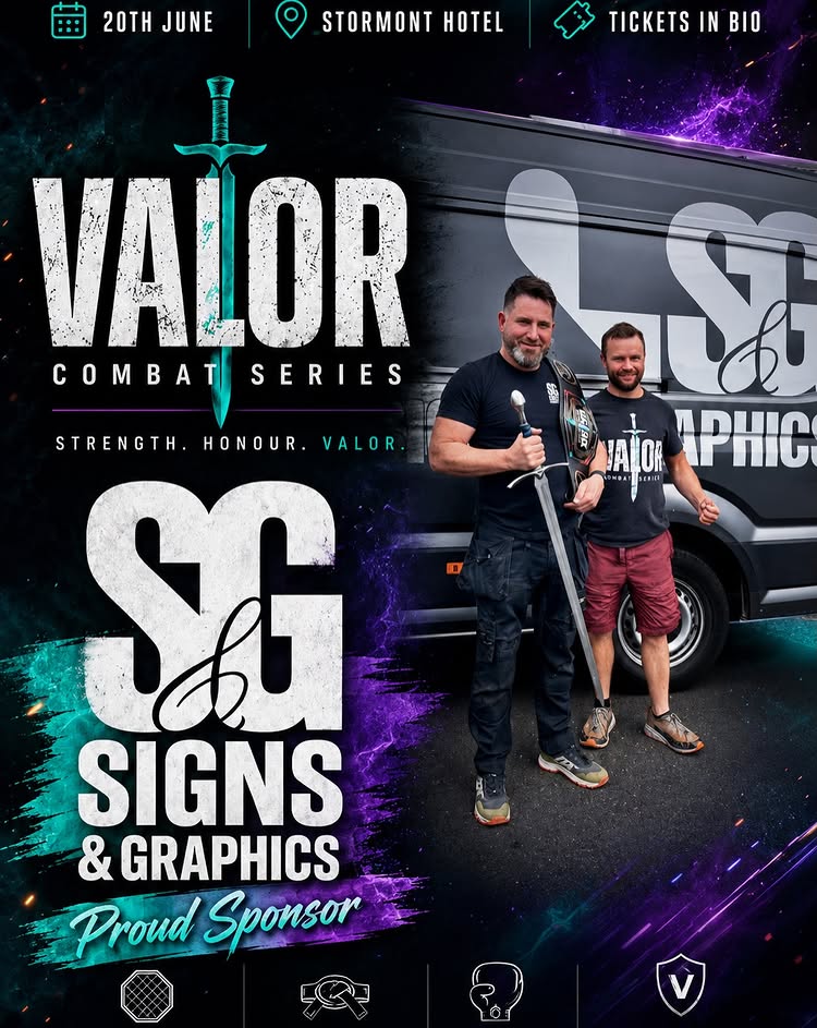 ⚔️ @signs_and_graphics x Valor Combat Series ⚔️