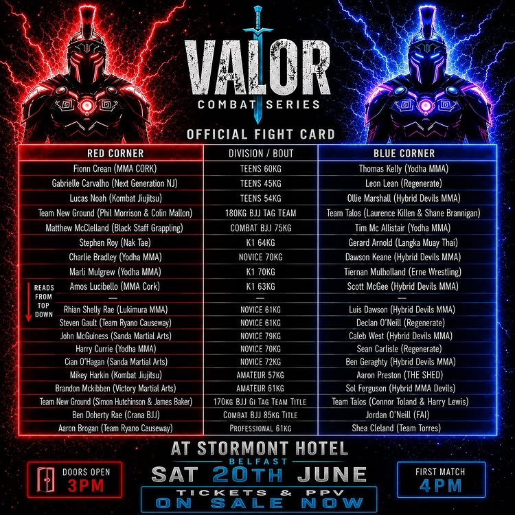⚔️ VALOR COMBAT SERIES 3 ⚔️