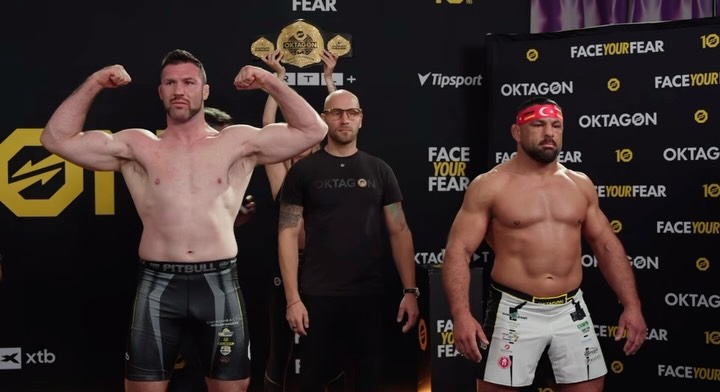 @willfleurymma ( @sbgireland ) defends his @oktagonmma World Heavyweight Title tonight at Oktagon 90 in Berlin 👊🦍👑