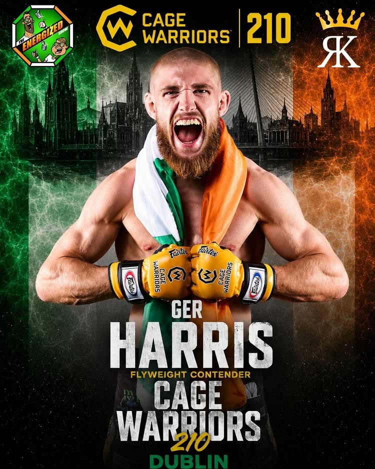 @gerharrismma is confirmed for @cagewarriors after a career best performance last time in the cage he will look to keep the momentum going