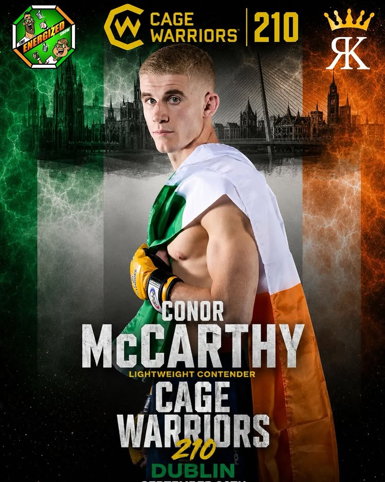 @conormccarthymma new multi fight deal with @cagewarriors and confirmed for Dublin! The Hotstepper will bring the Violence September 26th