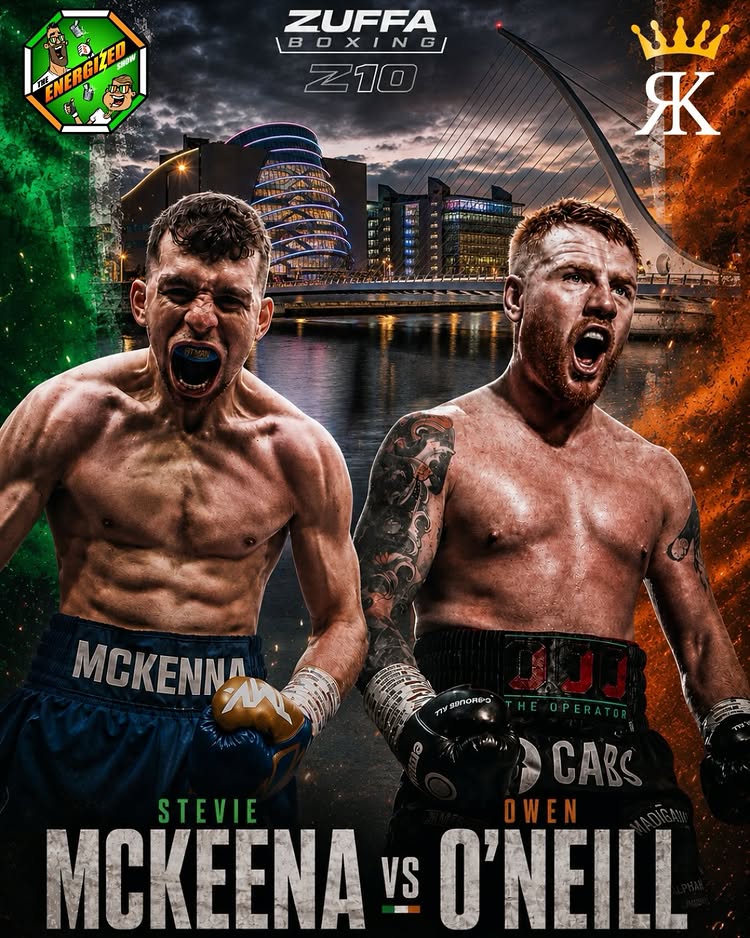 With his brother in the headliner @stevie_mckenna takes on @tripleooo_boxing in a stellar domestic clash at @zuffaboxing 10 August 8th