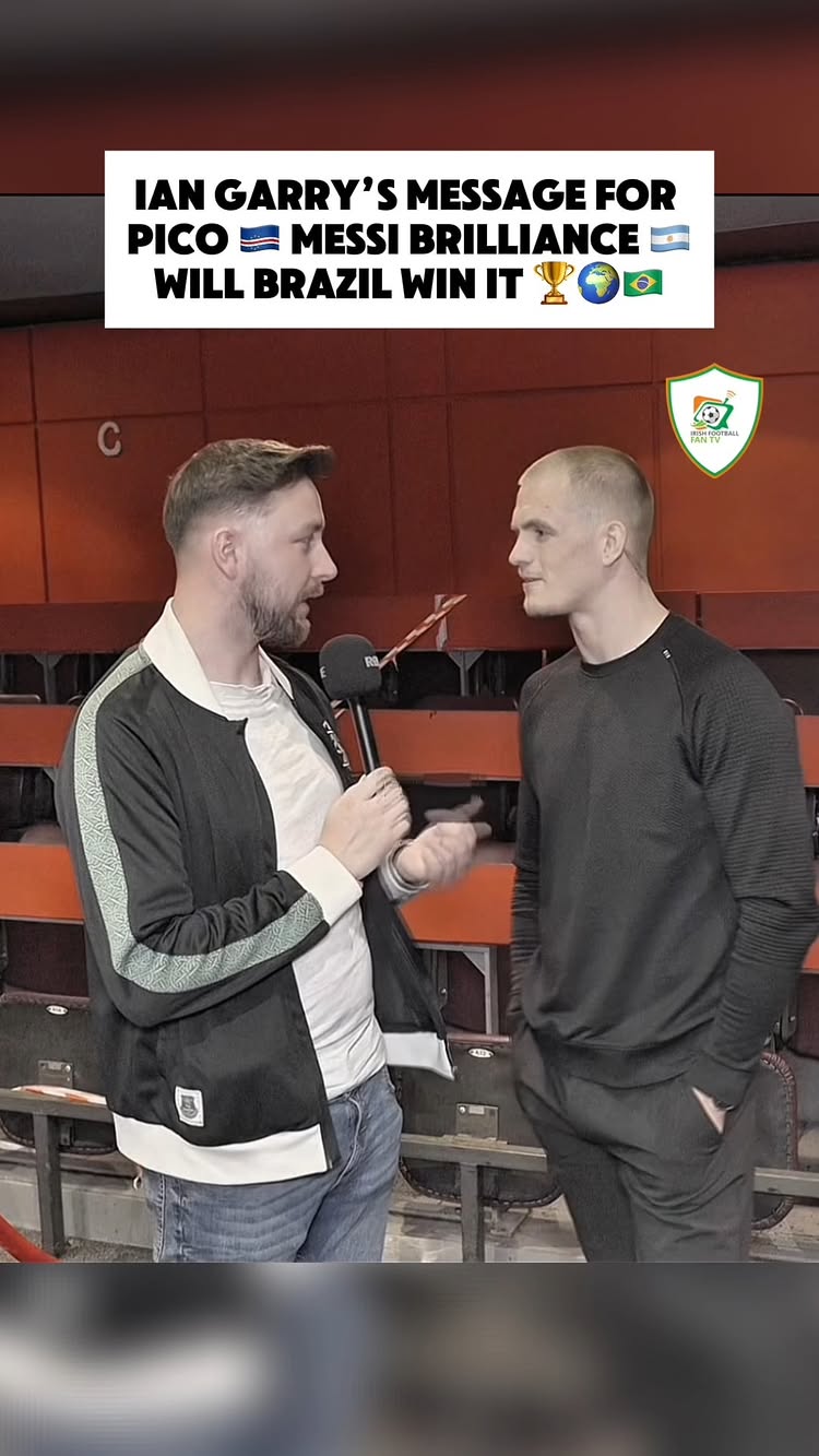 UFC Irish weltereight number 1 contender @iangarry on @pico_lopes and Cabo Verde @fcfcomunica's chances against "The greatest showman" in Lionel Messi as he com