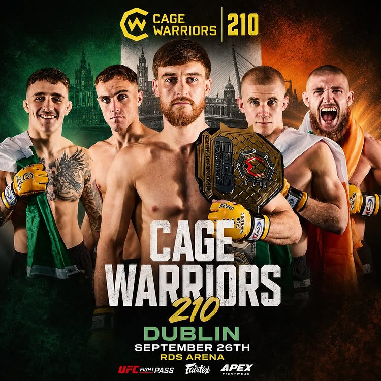 @cagewarriors returns to Dublin September 26th who would you like to see on the card?