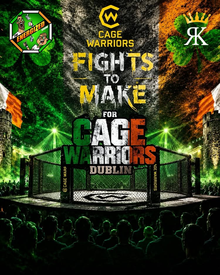 Fights that need to happen at @cagewarriors Dublin! @justinburlo vs @andreeasbinder_mma ! Burlinson won the belt in the RDS, Binder earned his shot! Needs to ha