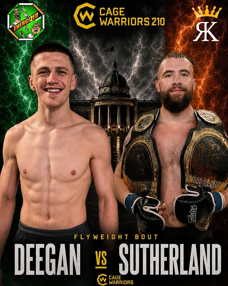 🚨 Fight Announcement 🚨 @ronandeeganmma vs @billysutherlandmma goes down at @cagewarriors Dublin September 26th we called it and you got it
