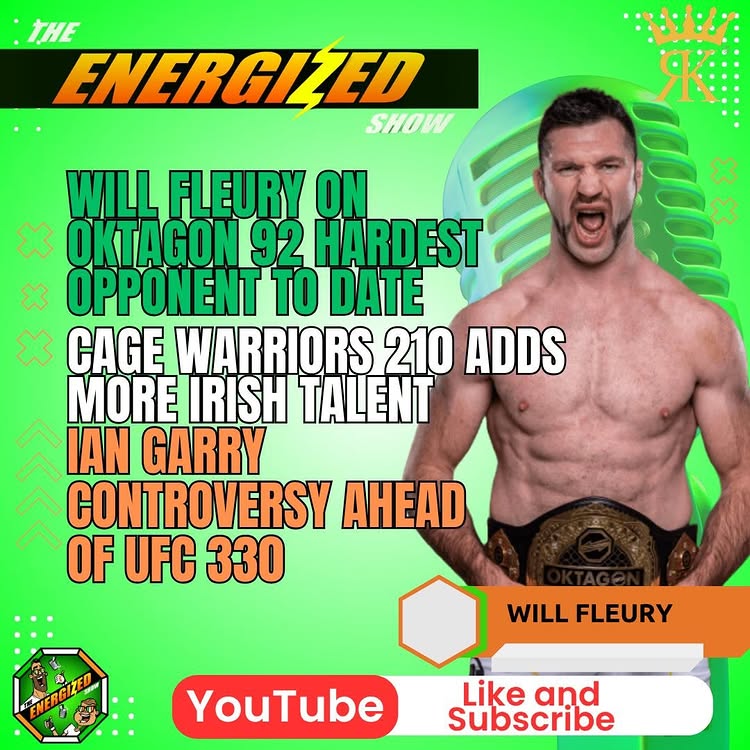 The Energized Show with @willfleurymma ( @sbgireland ) is now live 💯😎🎙️