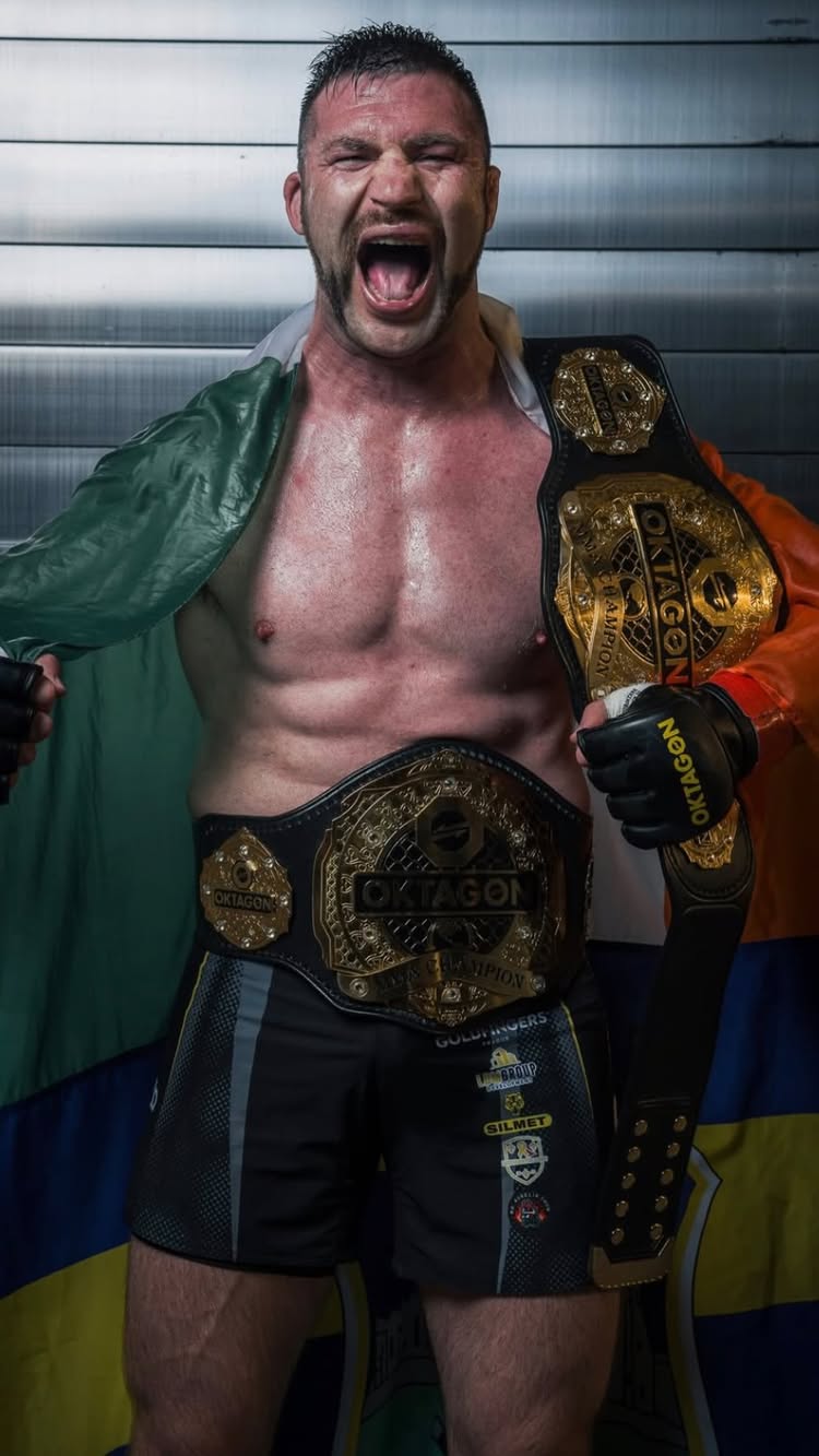 @willfleurymma ( @sbgireland ) defends his Oktagon LHW Title at @oktagonmma 92 on Saturday August 1st in the Czech Republic 👊🦍👑