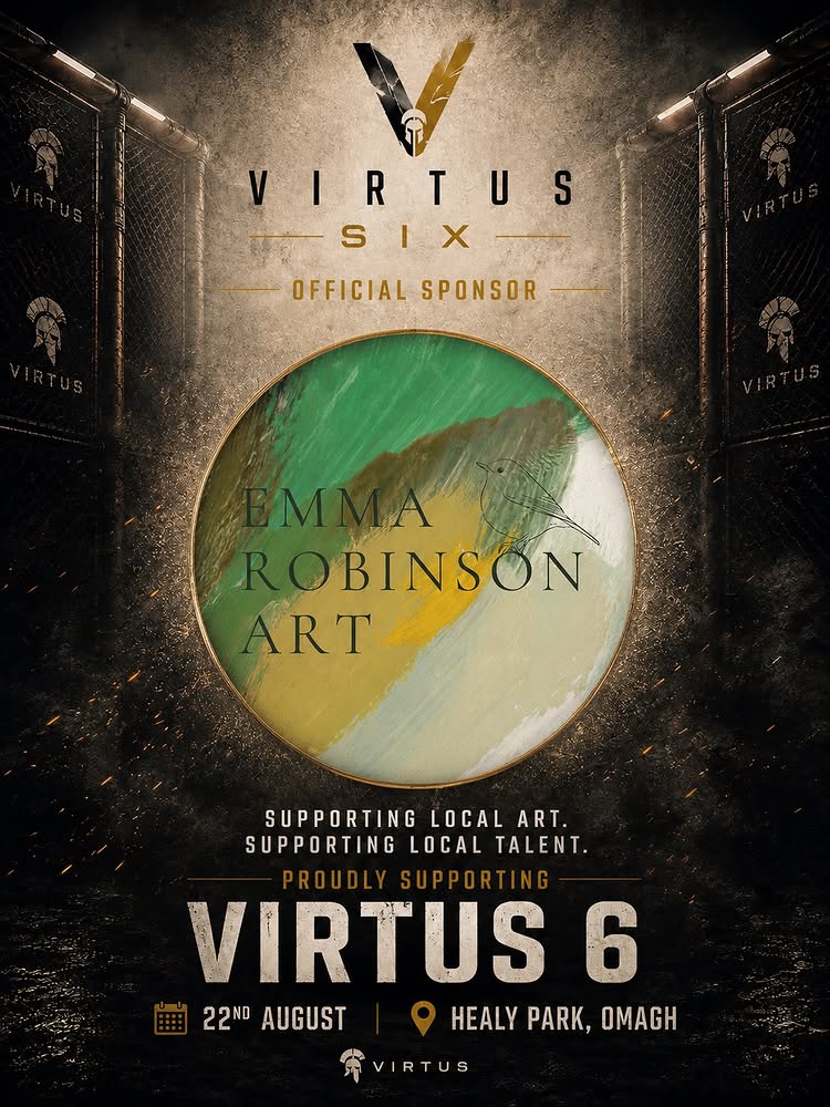🎨 OFFICIAL VIRTUS 6 FIGHT SPONSOR — EMMA ROBINSON ART 🎨