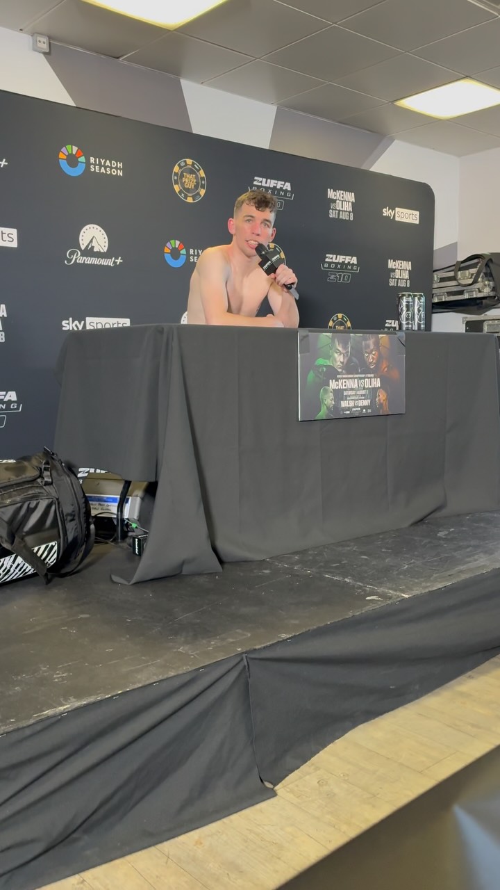 EXCLUSIVE : @stevie_mckenna on his R1 KO at @zuffaboxing 10 Dublin 💯🥊🇮🇪