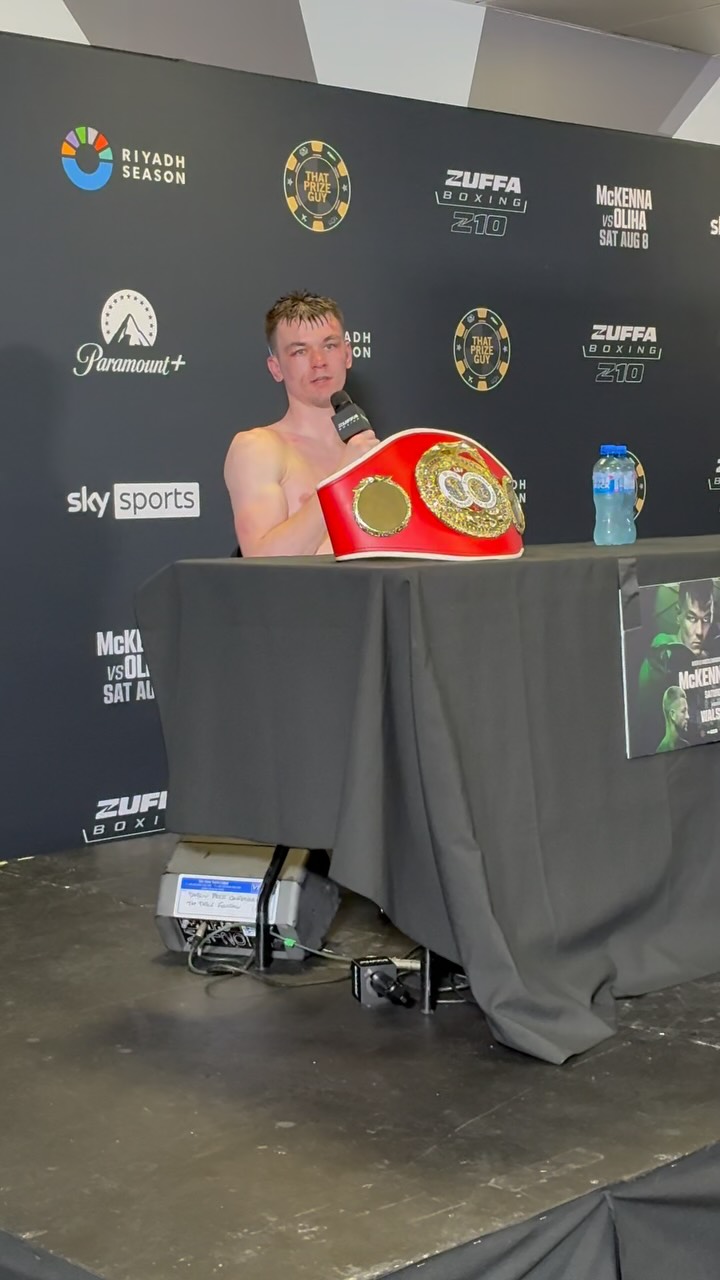 EXCLUSIVE : @aaronmck99 on his World Title Win at @zuffaboxing 10 Dublin 🥊👑🇮🇪