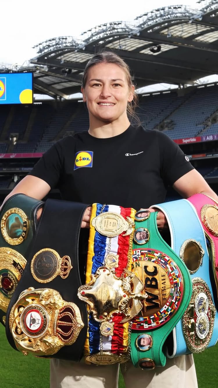 @katie_t86 returns this Saturday September 5th in Croke Park this is a event not to be missed 👑🥊🇮🇪