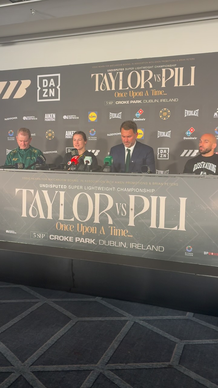 An honour to be at @katie_t86 last dance ! Shout out to @eddiehearn @matchroomboxing for making it happen and @mattylawless_ for having us there on the historic