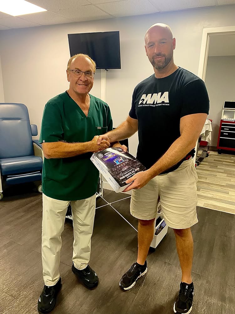 Thank you Dr. Gerard Varlotta for gifting @m2mmaofficial this copy of the “Association of Ringside Physician’s manual of Combat Sports Medicine”