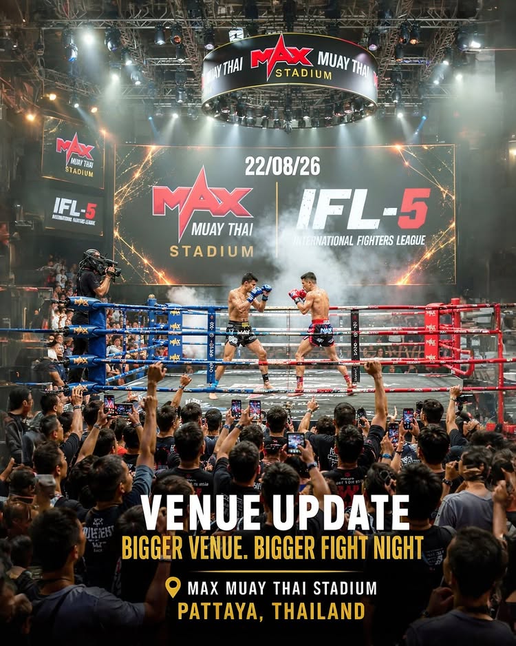 BIG NEWS!!!! IFL x MAX MUAY THAI