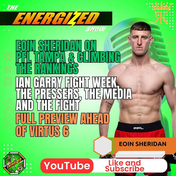 The Energized Show with @eoinshero1 ( @sbgireland ) is now live 💯😎🎙️