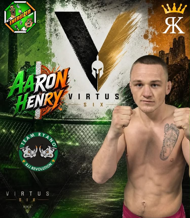 @aaron_henry7 ( @teamryano ) returns in the Main Event at @virtusmma 6 against @__jordan__g__s on Saturday August 22nd in Omagh 👊🦏🇮🇪