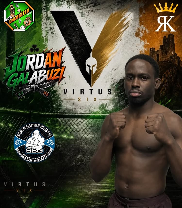 @__jordan__g__s ( @sbgireland ) returns in the Main Event at @virtusmma 6 against @aaron_henry7 on Saturday August 22nd in Omagh 👊🦍🇮🇪