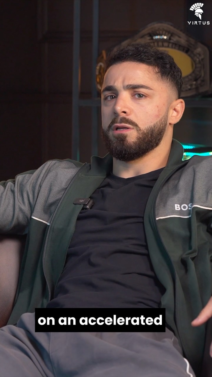 Ucha Nadirashvili talks about starting his MMA journey later than some and knowing he has to keep moving if he wants to reach his ultimate goal of making it to