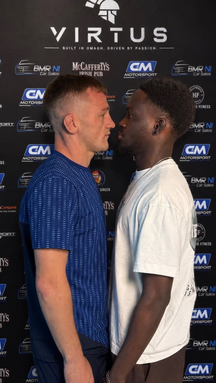 @virtusmma 6 goes down this Saturday August 22nd as @aaron_henry7 ( @teamryano ) faces @__jordan__g__s ( @sbgireland ) in the Main Event along with five quality