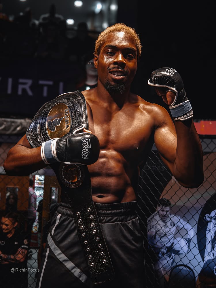 3 fights, 3 wins, 1 Belt. Team @sandaninja fighters went perfect at Saturday night’s card, promoted by @virtusmma