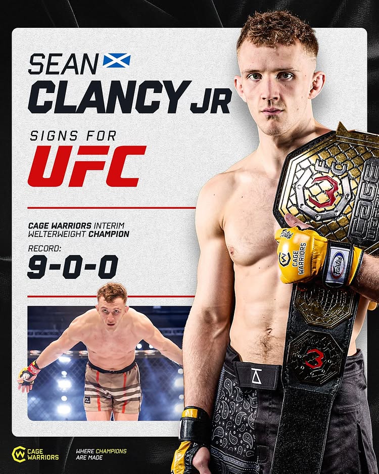 Sean Clancy Jr. SIGNED To The @UFC ✍️