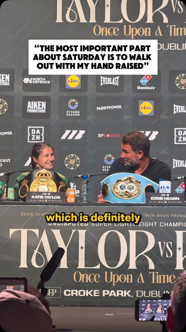 Katie Taylor’s not letting the emotions of her last ever fight week get in the way of her preparation as she bids to say farewell on Saturday with a win at Crok