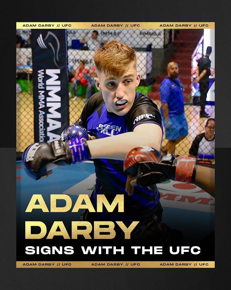 Adam Darby 🇮🇪 is UFC bound! 🔥