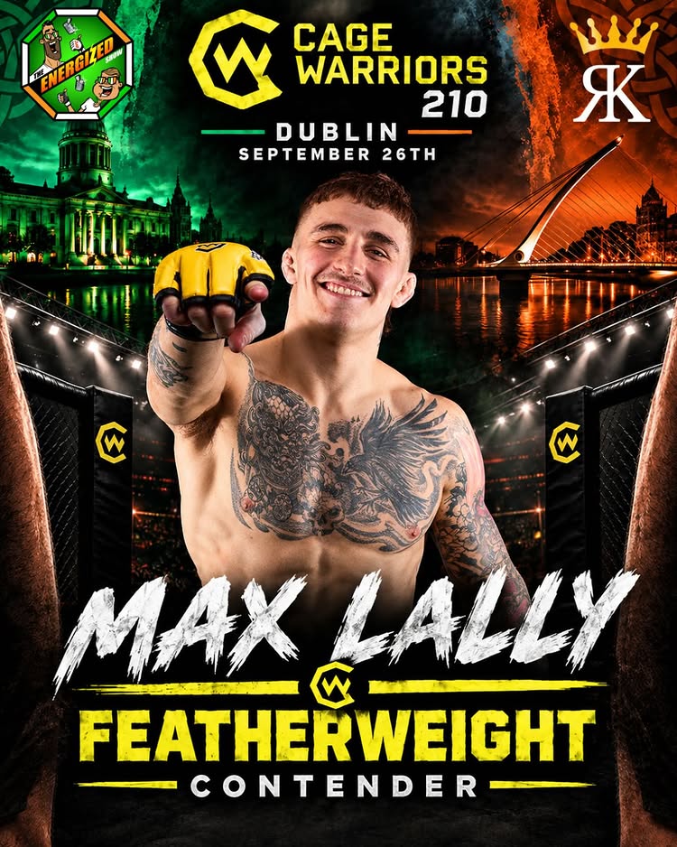 @maximuslally will plan on staying undefeated at @cagewarriors 210 against a 25 fight vet in what could be his toughest fight to date
