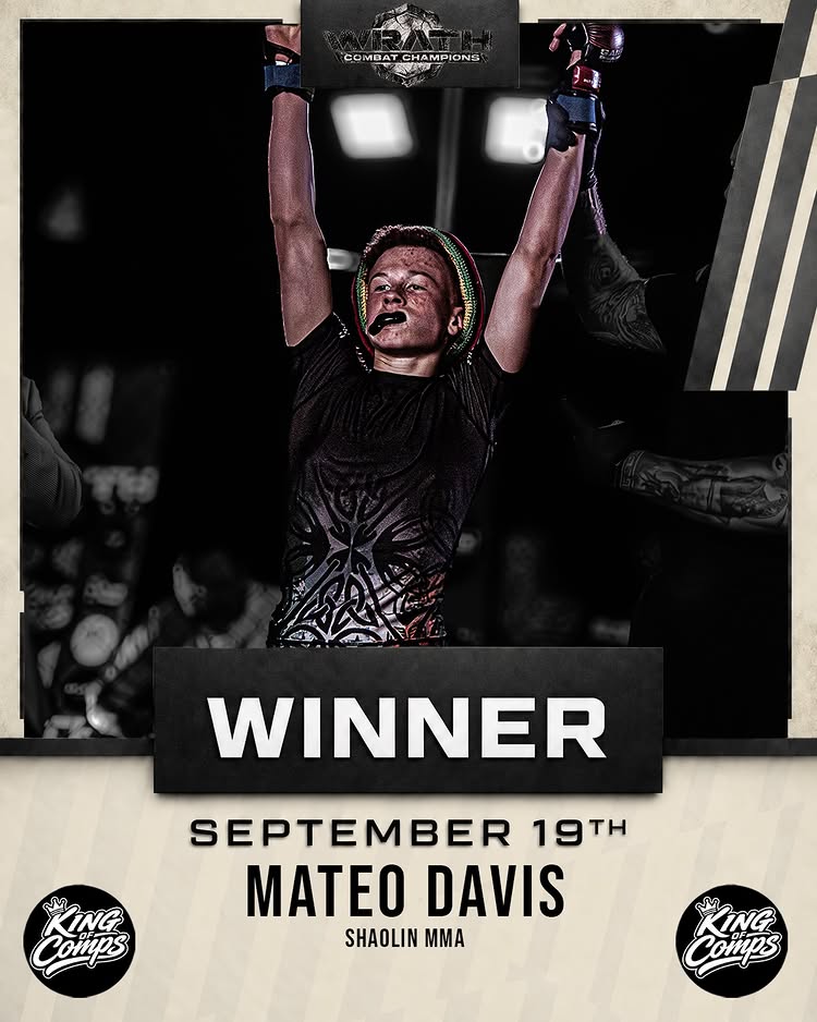 Matteo Davis from Shaolin MMA defeats Ollie Marshall from Hybrid MMA Ards in a 57KG Cadet bout! 🔥