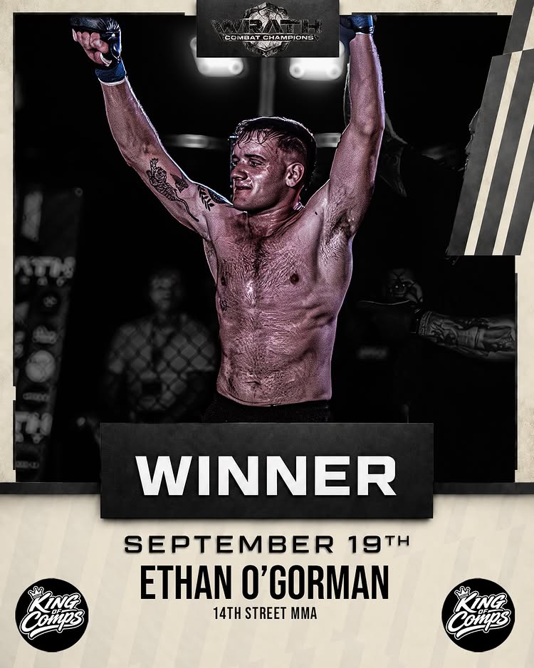Ethan O’Gorman from 14th-Street MMA defeats Ben Smith from Hybrid MMA Ards in an 82KG Novice bout! 🔥