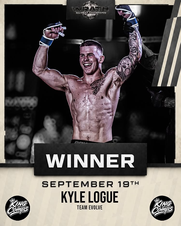 Kyle Logue from Team Evolve defeats Tim Sergeant from Hybrid MMA Ards in a 68KG Novice bout! 🔥