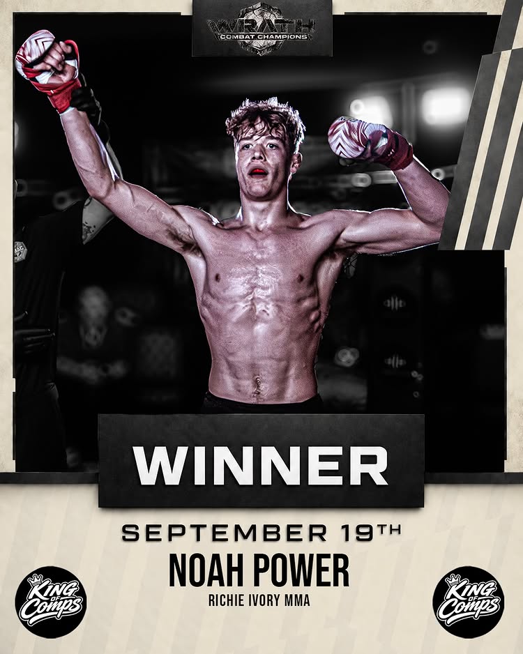 Noah Power from Richie Ivory MMA defeats Rory McNeil from Samson MMA in a 78KG Novice bout! 🔥