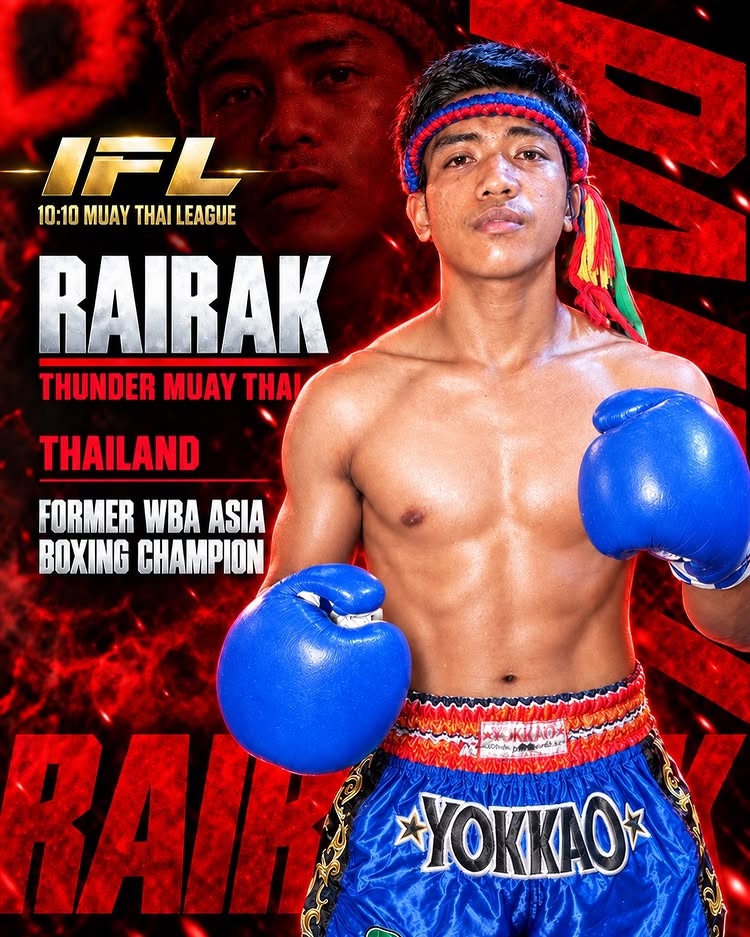 Fast hands. Elite fight IQ. Former WBA Asia Boxing Champion RaiRak enters the IFL League ready to make a statement.
