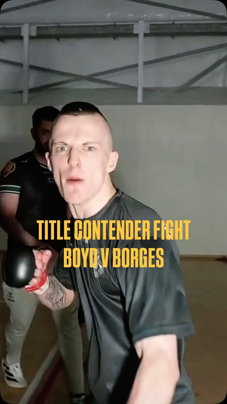 Chris Boyd is less than 5 weeks away from a massive title contender fight with Gustavo Borges on Sunday the 25th of October 🔥
