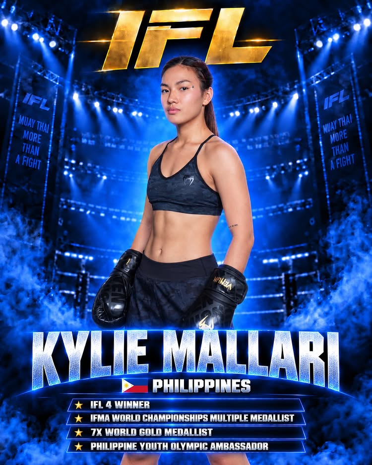 KYLIE MALLARI HAS SECURED HER PLACE IN THE IFL LEAGUE 🇵🇭🔥