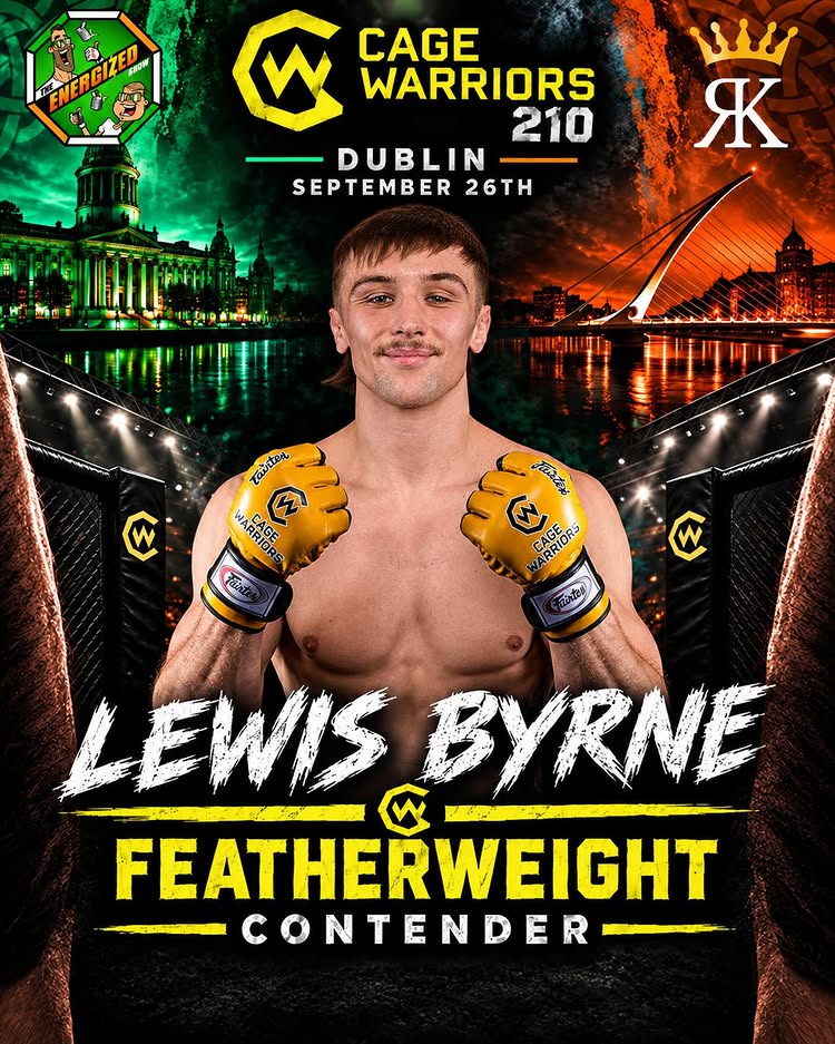 @lewis__byrne will look to continue his hot streak at @cagewarriors 210 🔥