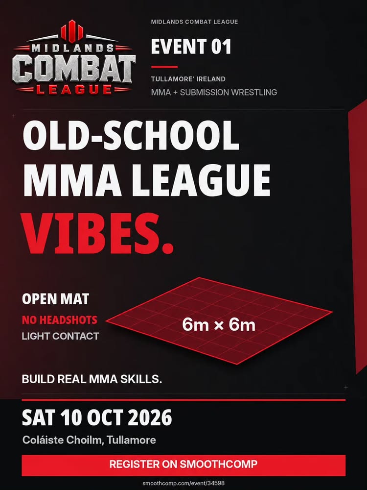 Bringing back that old-school Irish MMA League vibe 👊🇮🇪